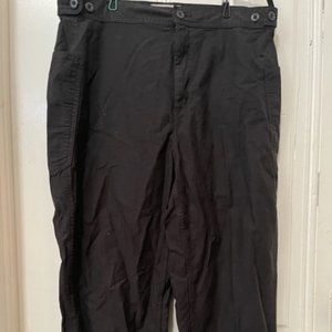 Everlane Adjustable Black Cargo Pants